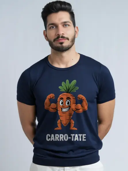 Funny Carrot T Shirt for Gym Lovers – Bold Meme Design Tee - Image 10