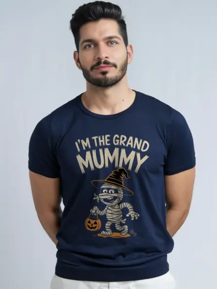 Adorable Grand Mummy Halloween Shirt for Grandma - Image 12