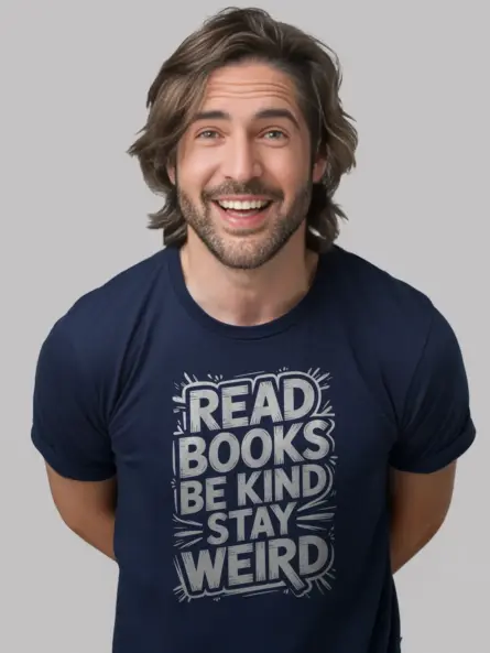 Read Books Be Kind Stay Weird Shirt – Grunge Tee for Alternative Bookworms - Image 9