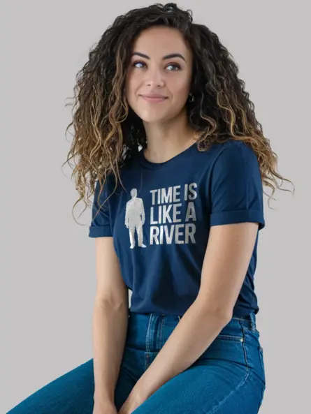 Time Is Like a River T-Shirt for Philosophy Lovers - Image 9