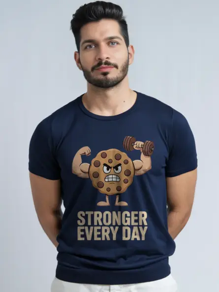Tough Cookie Workout Shirt – Funny Fitness Motivation Tee for Foodies - Image 9