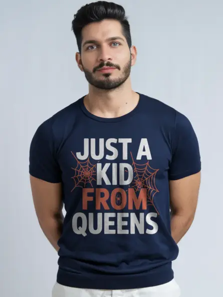 Vintage Queens Sunflower T-Shirt – Just a Kid from Queens - Image 9