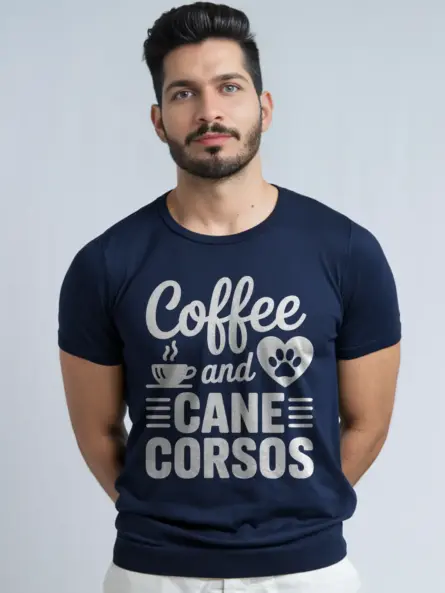 Coffee and Cane Corso T-Shirt – Bold Gift for Dog Lovers - Image 8