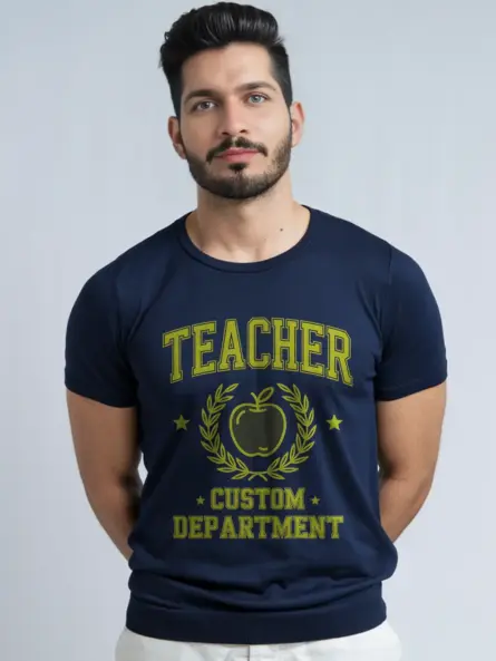Custom Teacher Shirt – Vintage Collegiate Department Top - Image 9