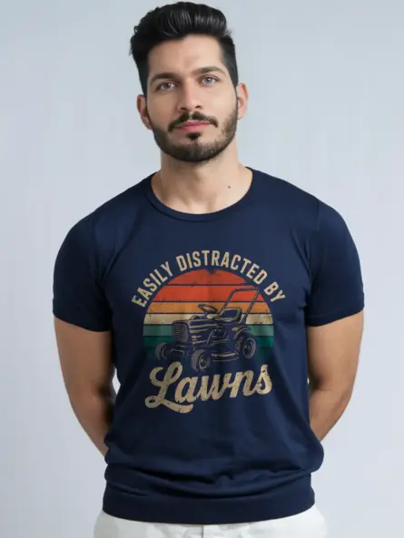 Retro Lawn Care T-Shirt for Mowing Fans - Image 11