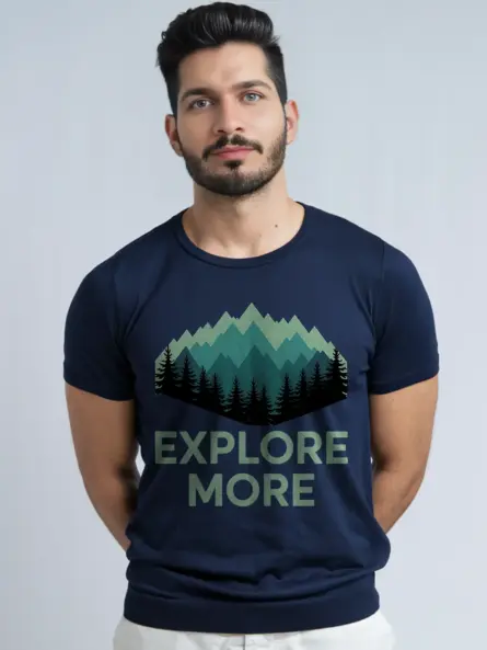 explore more mountain adventure t-shirt