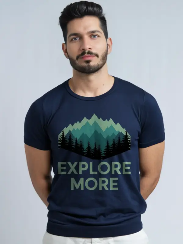 explore more mountain adventure t-shirt
