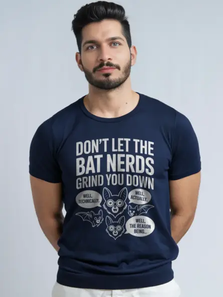 Funny Bat Nerd T-Shirt – “Don’t Let the Bat Nerds” Design - Image 9
