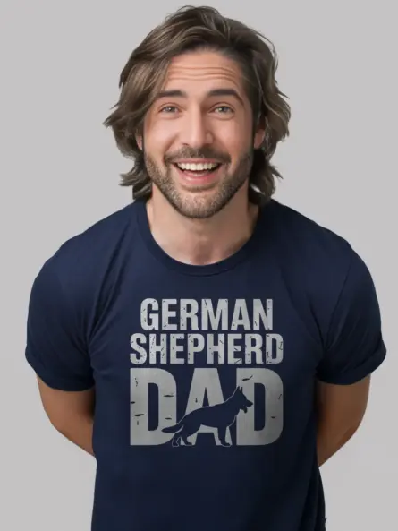 Bold German Shepherd Dad Shirt – Rugged Gift for Dog Lovers - Image 11