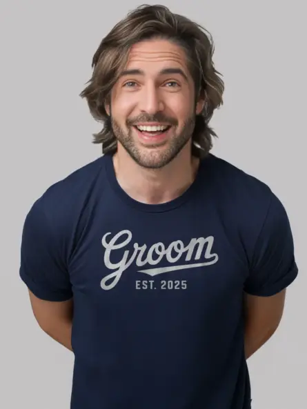 Groom Est Shirt – Vintage Wedding Tee for Bachelor Parties 2025 - Image 12