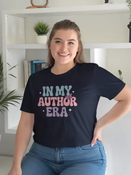 In My Author Era Shirt – Bold Retro Tee for Creative Writers - Image 9