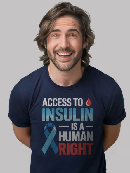 Insulin Is a Human Right Shirt – Bold Diabetes Advocacy Protest Tee - Image 12
