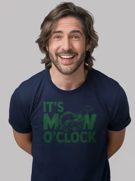 It's Mow O'Clock T-Shirt for Lawn Lovers - Image 11