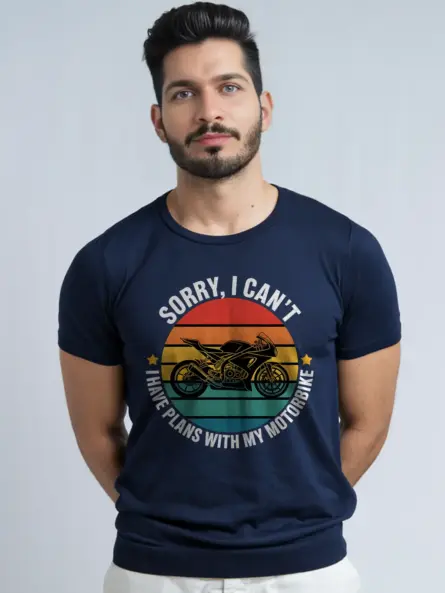 Bold Motorbike T Shirt – Retro Rider Quote Tee for Bikers - Image 9