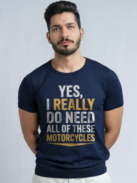 Bold Motorcycle Collector T Shirt with Vintage Humor Design - Image 9