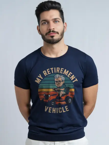 Legendary Retirement Lawn Mower T-Shirt - Image 8