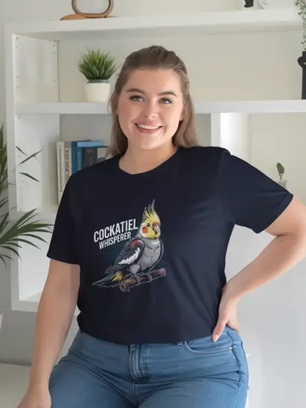 Cockatiel T-Shirt for Bird Lovers – Funny Cockatiel Whisperer Gift - Image 3