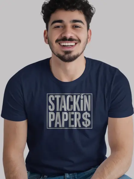 Stackin Papers Urban Money Graphic T-Shirt - Image 9