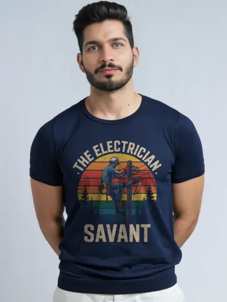 Vintage Electrician T-Shirt – The Electrician Savant Tee - Image 9