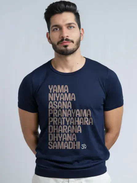 Powerful Eight Limbs of Yoga T-Shirt for Spiritual Teachers - Image 9