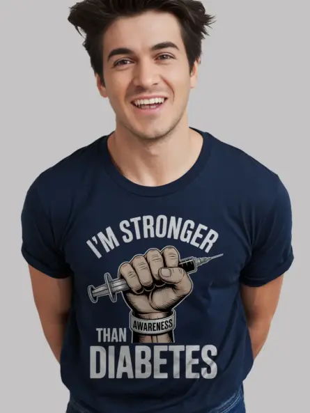 Stronger Than Diabetes Shirt – Bold Awareness Tee for Fighters & Survivors - Image 12