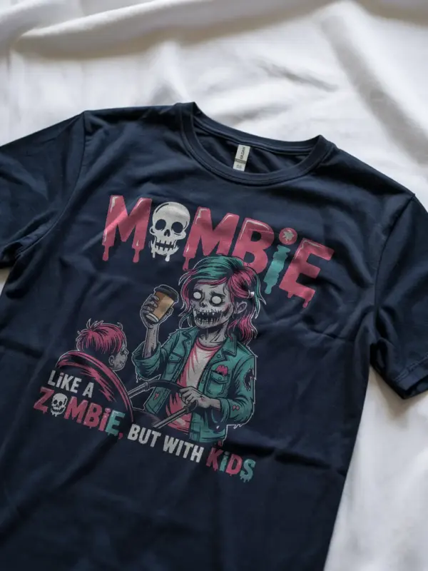 Navy – Lazy Halloween costume for moms – mombie t-shirt for moms