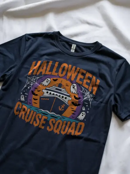Navy Halloween Cruise Shirt on Family – halloween cruise group outfit