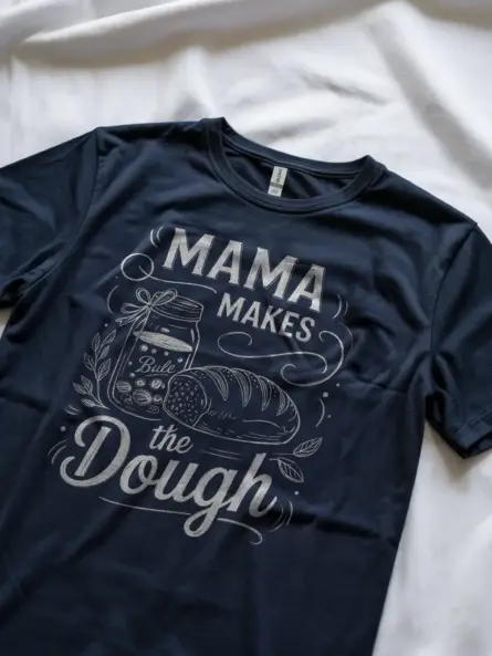 Mama Makes the Dough T-Shirt for Bakers - Image 11