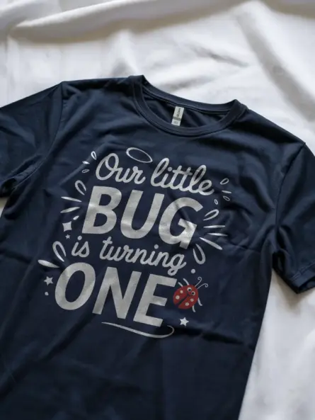 Adorable First Birthday Bug Shirt for Cute Party Photos - Image 8