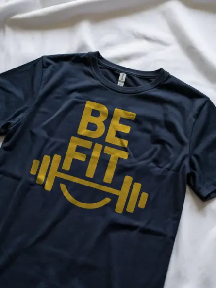 Motivational Be Fit T Shirt for Gym Lovers | Minimalist Fitness Tee - Image 8