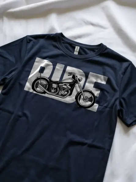 Striking Cafe Racer TShirt – Minimalist Ride Graphic for Bikers - Image 8
