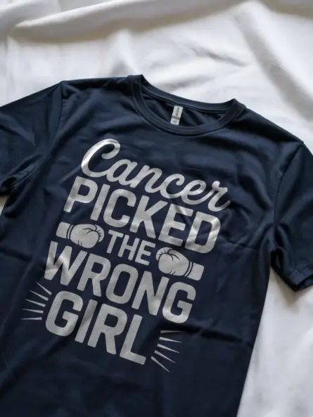 Cancer Picked the Wrong Girl Shirt – Bold Survivor Fighter Tee - Image 9