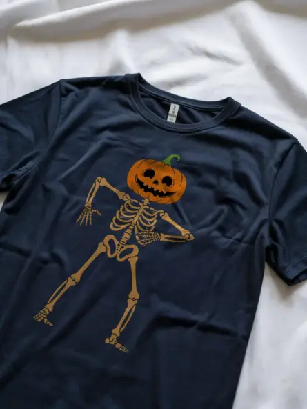 Epic Dancing Pumpkin Skeleton Shirt for Halloween - Image 5