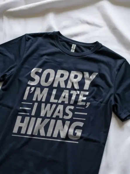 Funny Hiking Shirt – Bold Trail Excuse Tee for Adventurers - Image 8