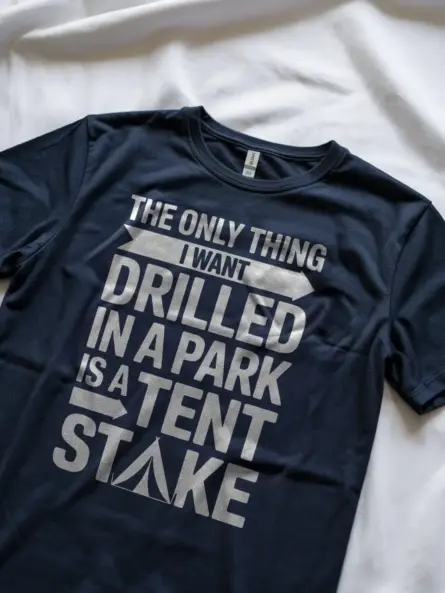 Funny Tent Stake Shirt – Hilarious Outdoor Pun Tee - Image 8