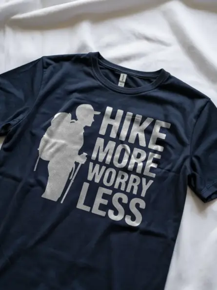Hike More Worry Less T-Shirt for Outdoor Adventure Lovers - Image 8
