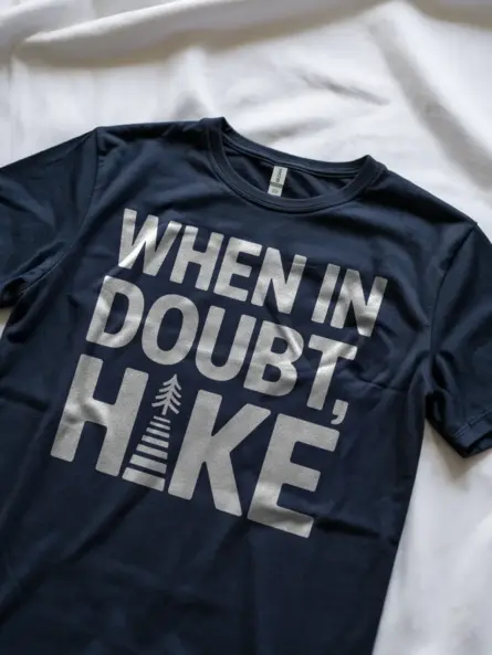 Inspirational Hiking Sayings T-Shirt for Nature Wellness Fans - Image 8