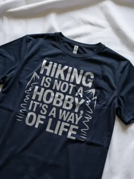Hiking Way of Life Shirt – Bold Trail Statement Tee - Image 8