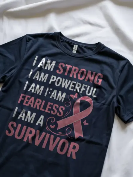 I Am Strong I Am Powerful Shirt – Fearless Survivor Motivation Tee - Image 9
