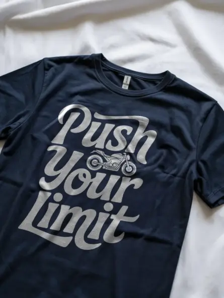 Push Your Limit Motorcycle Quote TShirt – Bold Biker Inspiration Tee - Image 8