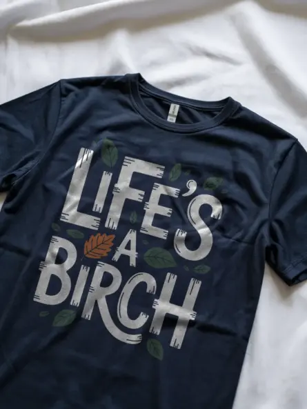 Bold Nature Pun T-Shirt – Life's A Birch Funny Outdoor Tee - Image 8