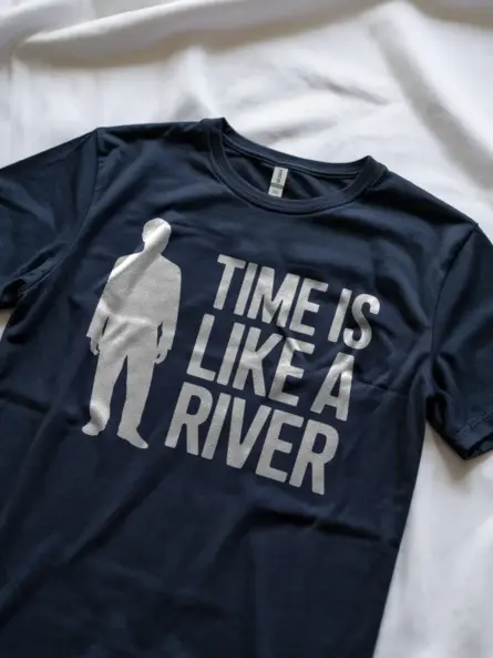 Time Is Like a River T-Shirt for Philosophy Lovers - Image 8