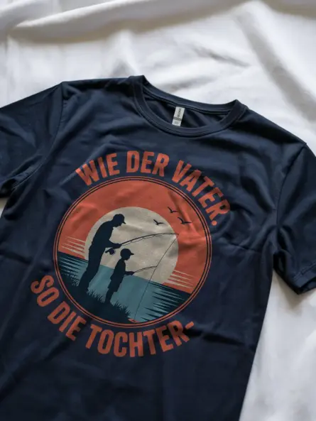 navy Shirt Lifestyle – Vater Tochter Shirt – Family Day Apparel