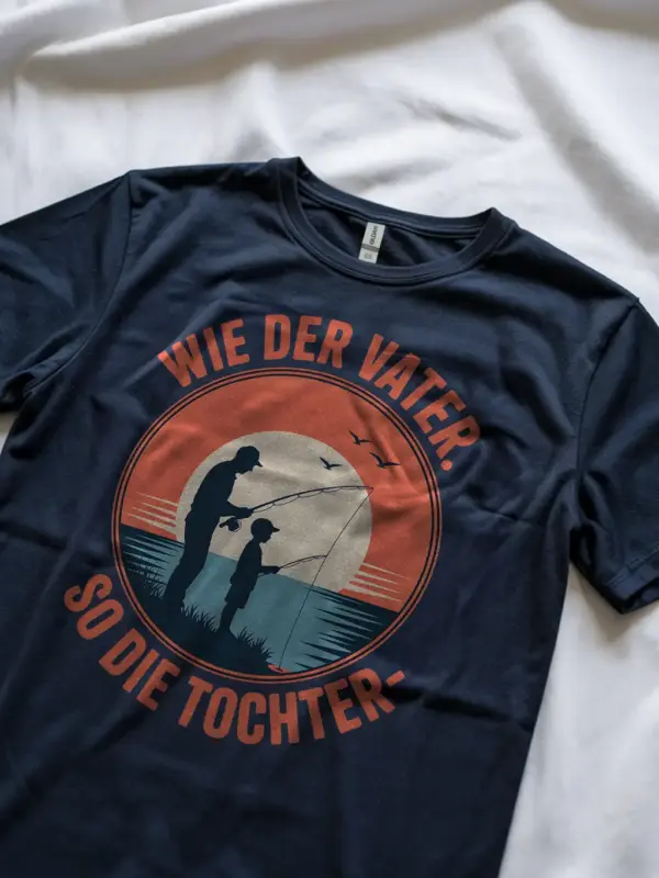 navy Shirt Lifestyle – Vater Tochter Shirt – Family Day Apparel