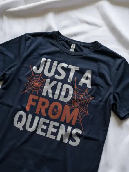 Vintage Queens Sunflower T-Shirt – Just a Kid from Queens - Image 8