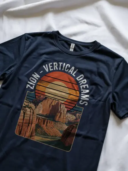 Epic Vintage Zion National Park T-Shirt – Vertical Dreams Graphic Tee - Image 8