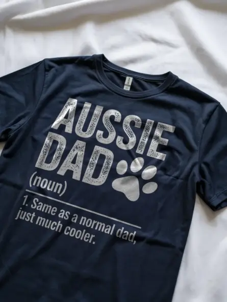 Epic Aussie Dad Shirt – Funny Australian Shepherd Dog Tee - Image 7