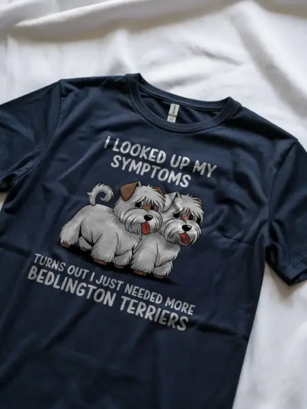 Funny Bedlington Terrier Owner T-Shirt for Dog Lovers - Image 8