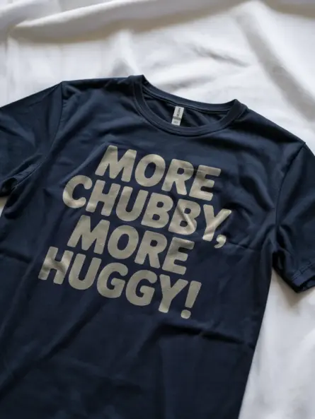 Body Positive Chubby Huggy T-Shirt – Plus Size Self Love Tee - Image 8
