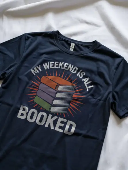 Cozy Book Lover T-Shirt for Weekend Readers & Club Gifts - Image 8